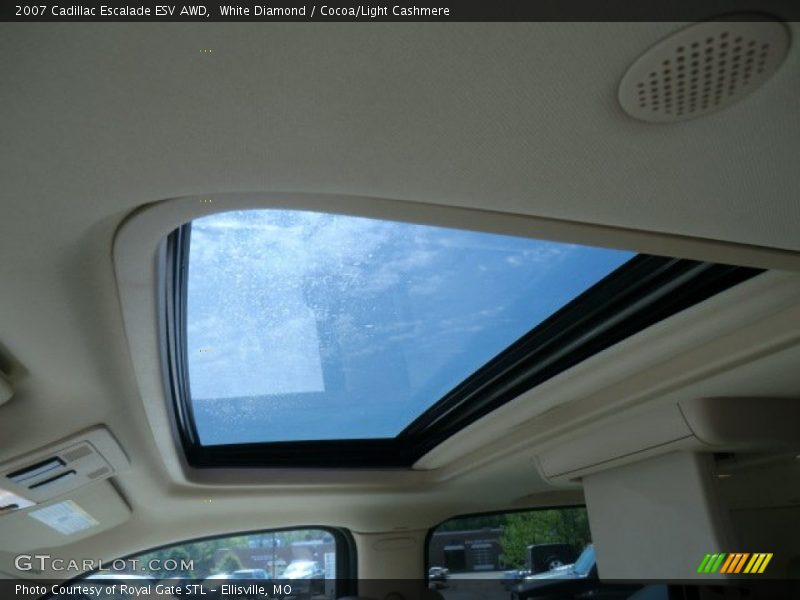White Diamond / Cocoa/Light Cashmere 2007 Cadillac Escalade ESV AWD