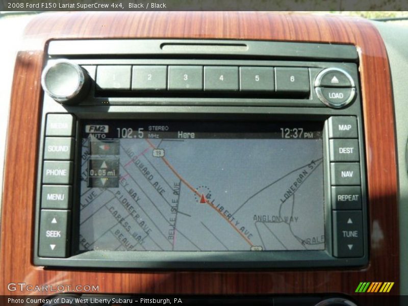 Navigation of 2008 F150 Lariat SuperCrew 4x4