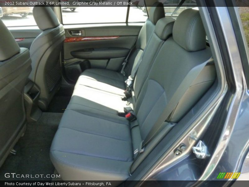 Graphite Gray Metallic / Off Black 2012 Subaru Outback 3.6R Limited