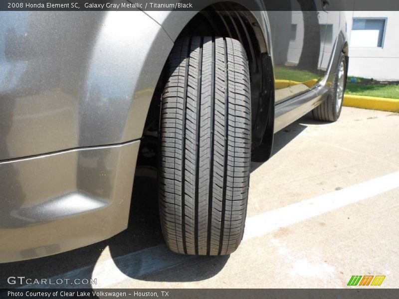 Galaxy Gray Metallic / Titanium/Black 2008 Honda Element SC