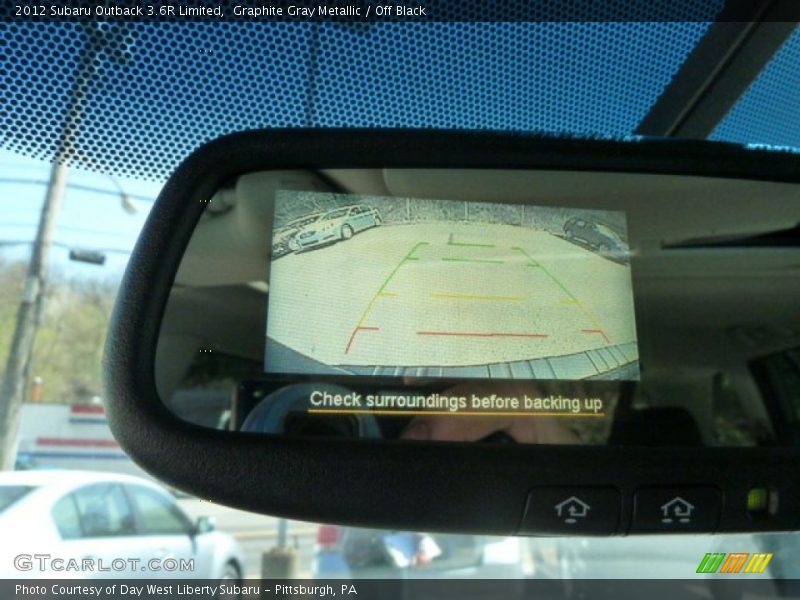 Graphite Gray Metallic / Off Black 2012 Subaru Outback 3.6R Limited