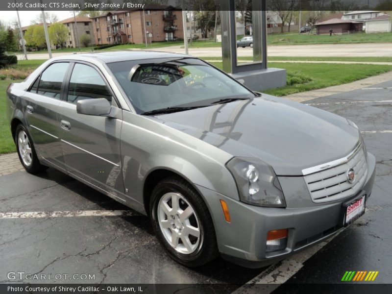 Silver Smoke / Ebony 2006 Cadillac CTS Sedan