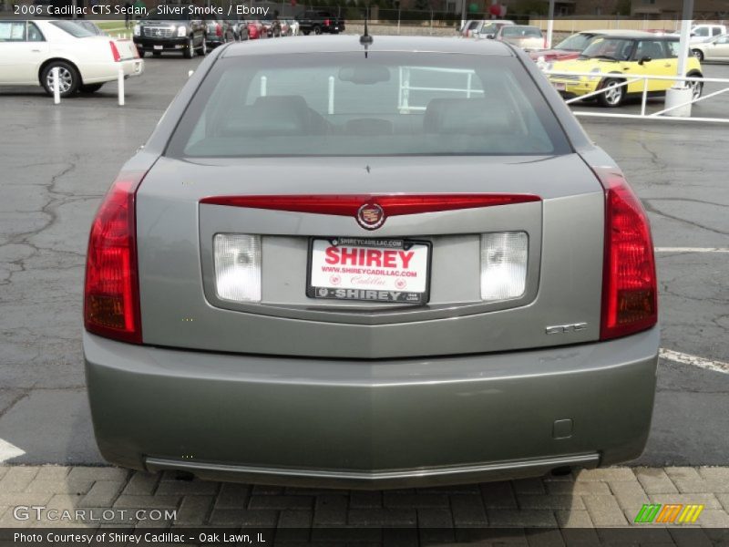 Silver Smoke / Ebony 2006 Cadillac CTS Sedan