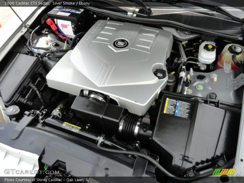 Silver Smoke / Ebony 2006 Cadillac CTS Sedan