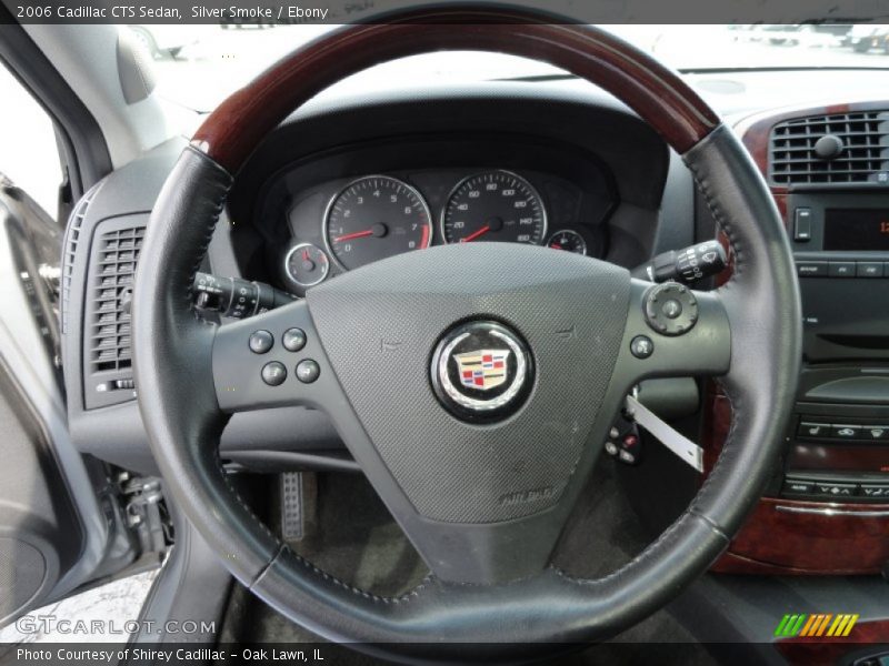 Silver Smoke / Ebony 2006 Cadillac CTS Sedan