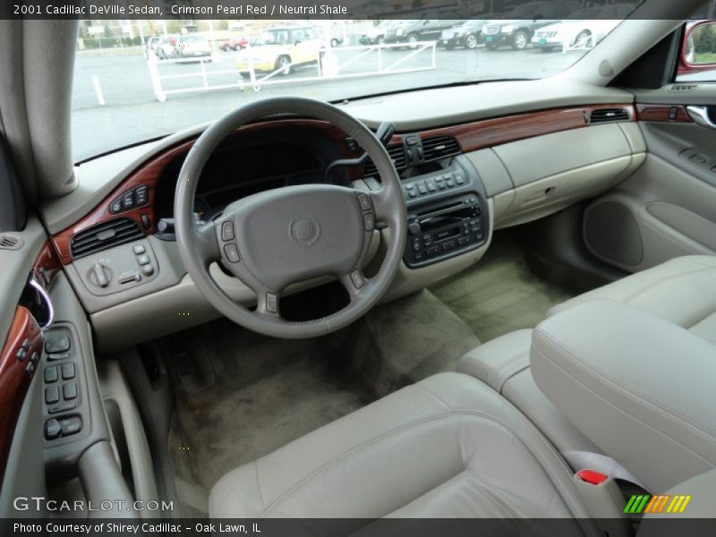Crimson Pearl Red / Neutral Shale 2001 Cadillac DeVille Sedan