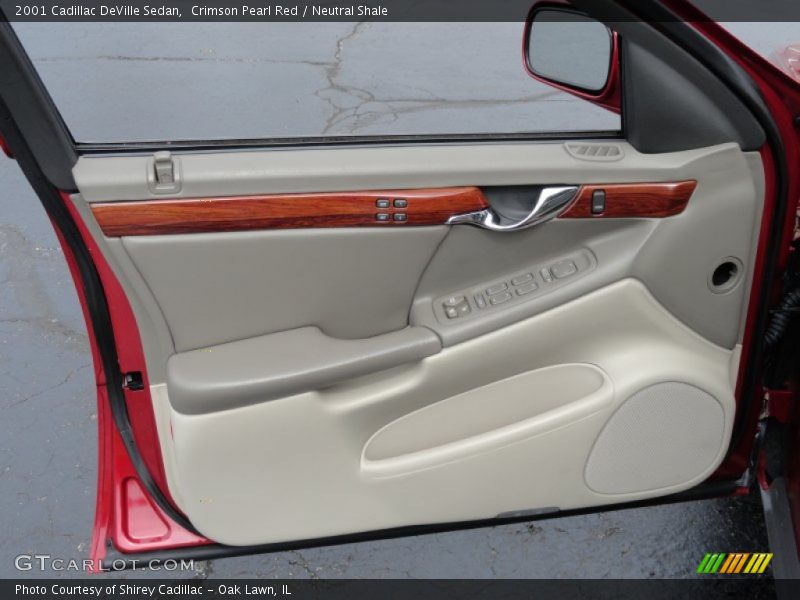 Crimson Pearl Red / Neutral Shale 2001 Cadillac DeVille Sedan