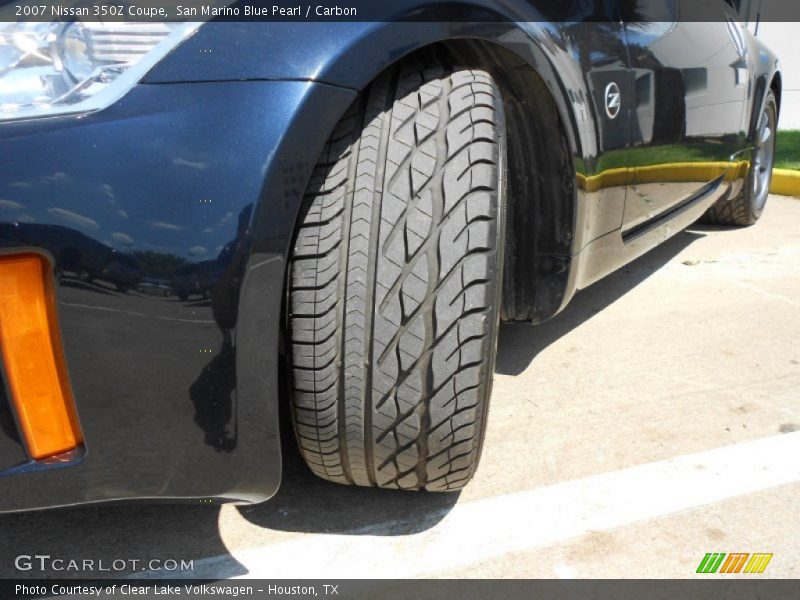 San Marino Blue Pearl / Carbon 2007 Nissan 350Z Coupe