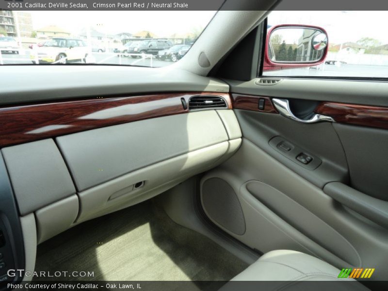 Crimson Pearl Red / Neutral Shale 2001 Cadillac DeVille Sedan