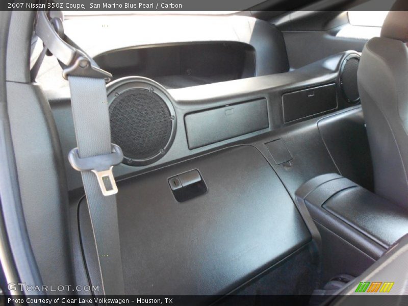 San Marino Blue Pearl / Carbon 2007 Nissan 350Z Coupe