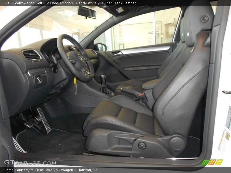  2012 Golf R 2 Door 4Motion R Titan Black Leather Interior