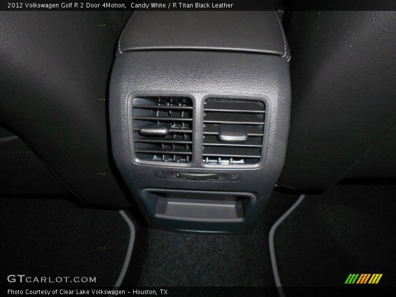 Candy White / R Titan Black Leather 2012 Volkswagen Golf R 2 Door 4Motion