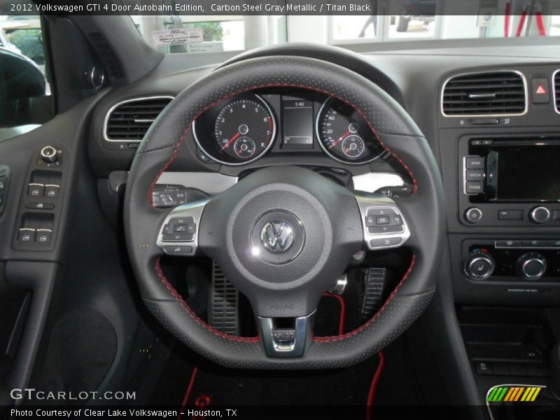  2012 GTI 4 Door Autobahn Edition Steering Wheel