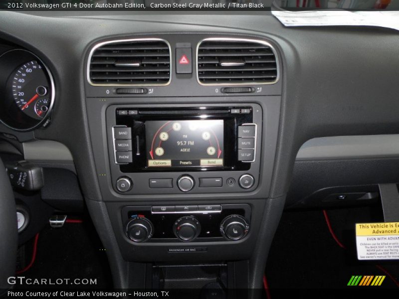 Carbon Steel Gray Metallic / Titan Black 2012 Volkswagen GTI 4 Door Autobahn Edition