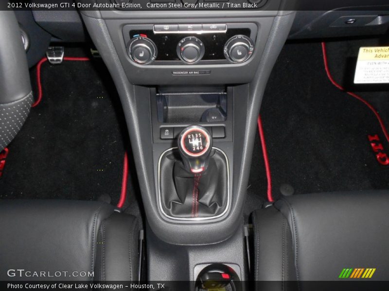  2012 GTI 4 Door Autobahn Edition 6 Speed Manual Shifter