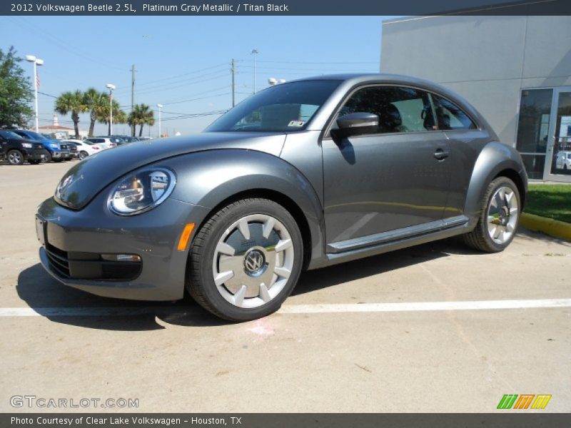 Platinum Gray Metallic / Titan Black 2012 Volkswagen Beetle 2.5L