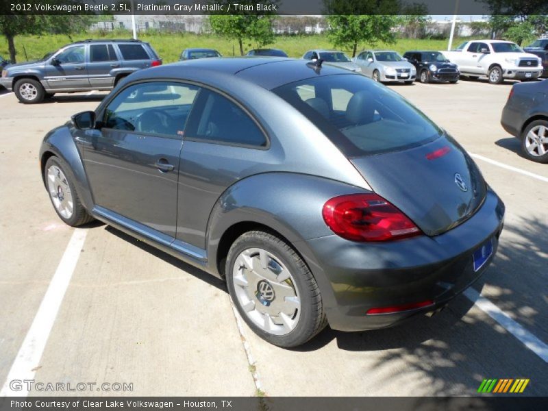 Platinum Gray Metallic / Titan Black 2012 Volkswagen Beetle 2.5L