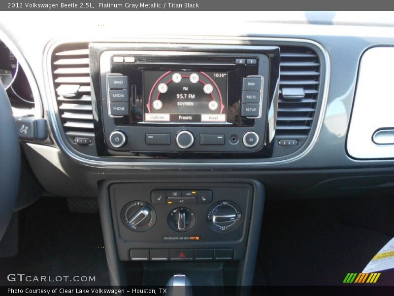 Platinum Gray Metallic / Titan Black 2012 Volkswagen Beetle 2.5L