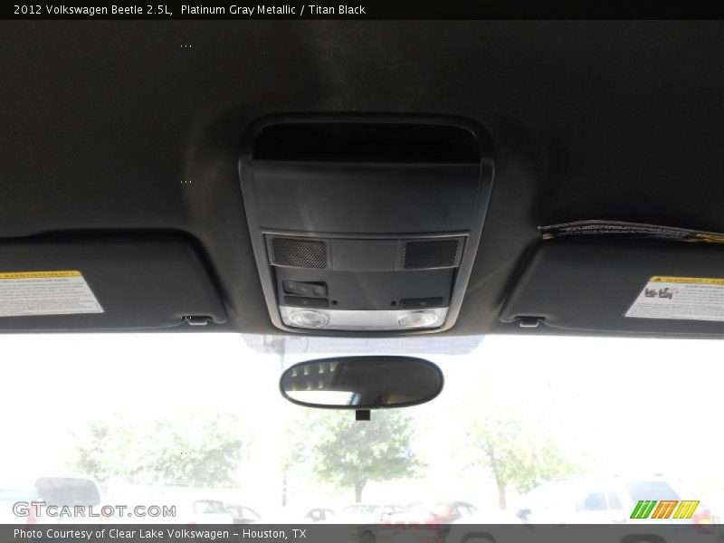 Platinum Gray Metallic / Titan Black 2012 Volkswagen Beetle 2.5L