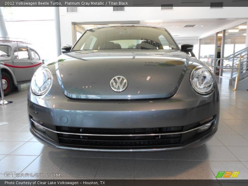 Platinum Gray Metallic / Titan Black 2012 Volkswagen Beetle Turbo