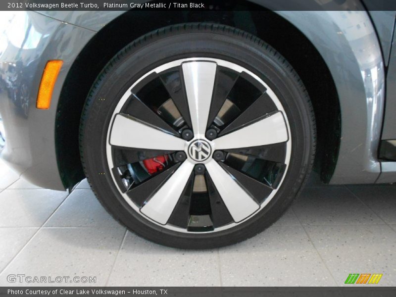 Platinum Gray Metallic / Titan Black 2012 Volkswagen Beetle Turbo