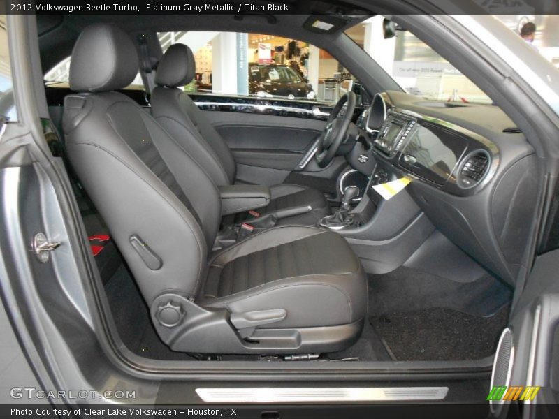 Platinum Gray Metallic / Titan Black 2012 Volkswagen Beetle Turbo