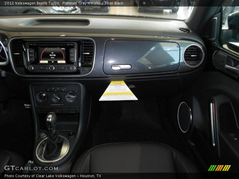 Platinum Gray Metallic / Titan Black 2012 Volkswagen Beetle Turbo