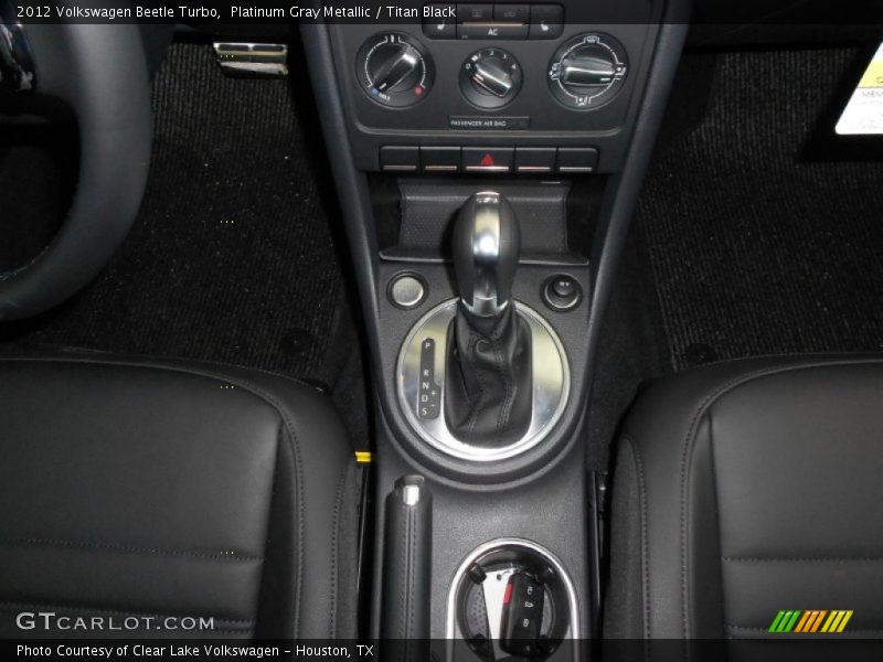 Platinum Gray Metallic / Titan Black 2012 Volkswagen Beetle Turbo
