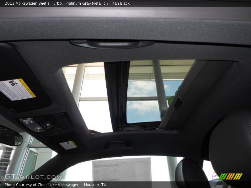 Platinum Gray Metallic / Titan Black 2012 Volkswagen Beetle Turbo