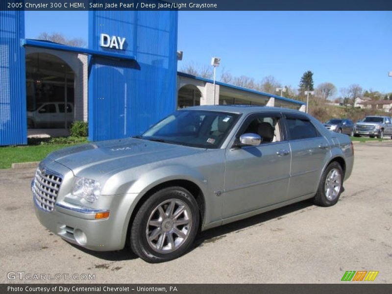 Satin Jade Pearl / Deep Jade/Light Graystone 2005 Chrysler 300 C HEMI