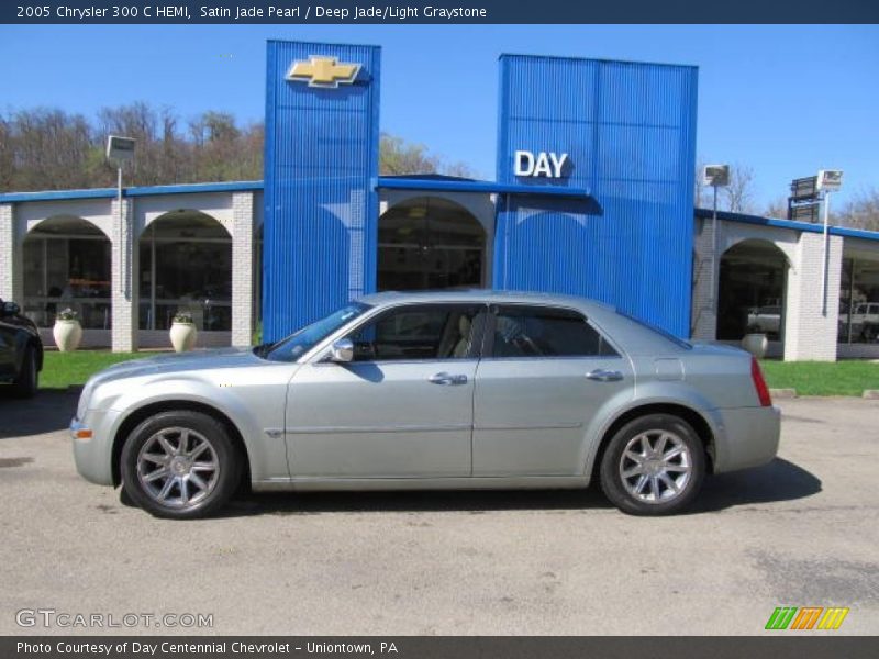 Satin Jade Pearl / Deep Jade/Light Graystone 2005 Chrysler 300 C HEMI
