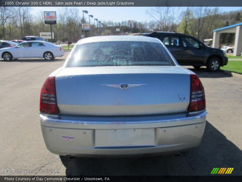 Satin Jade Pearl / Deep Jade/Light Graystone 2005 Chrysler 300 C HEMI