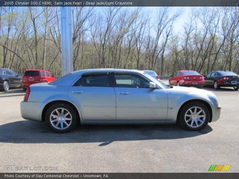 Satin Jade Pearl / Deep Jade/Light Graystone 2005 Chrysler 300 C HEMI