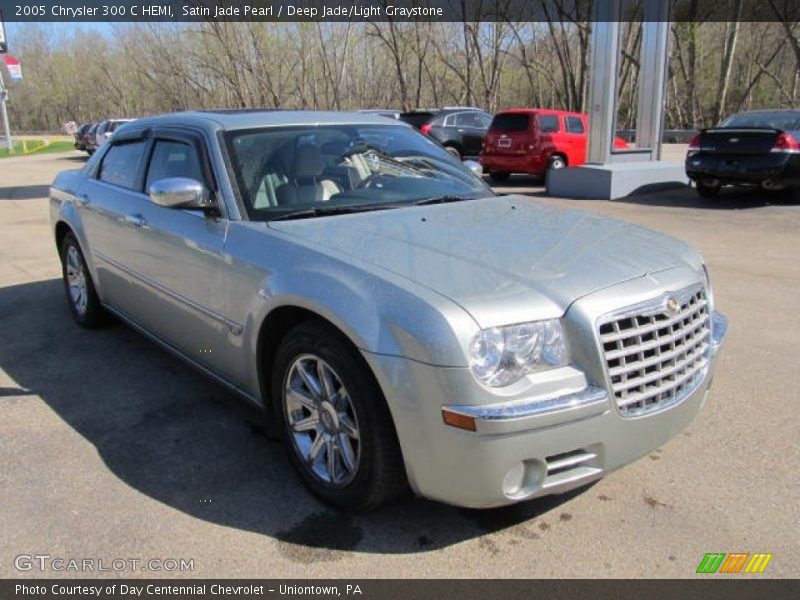 Satin Jade Pearl / Deep Jade/Light Graystone 2005 Chrysler 300 C HEMI