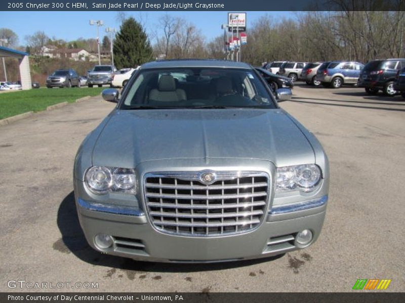 Satin Jade Pearl / Deep Jade/Light Graystone 2005 Chrysler 300 C HEMI