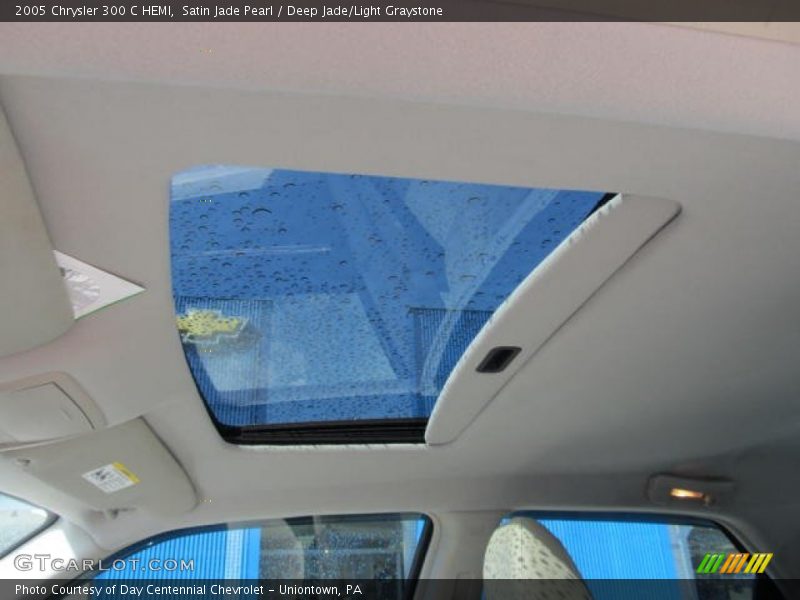 Satin Jade Pearl / Deep Jade/Light Graystone 2005 Chrysler 300 C HEMI