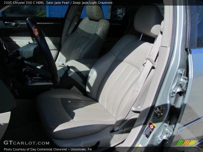 Satin Jade Pearl / Deep Jade/Light Graystone 2005 Chrysler 300 C HEMI