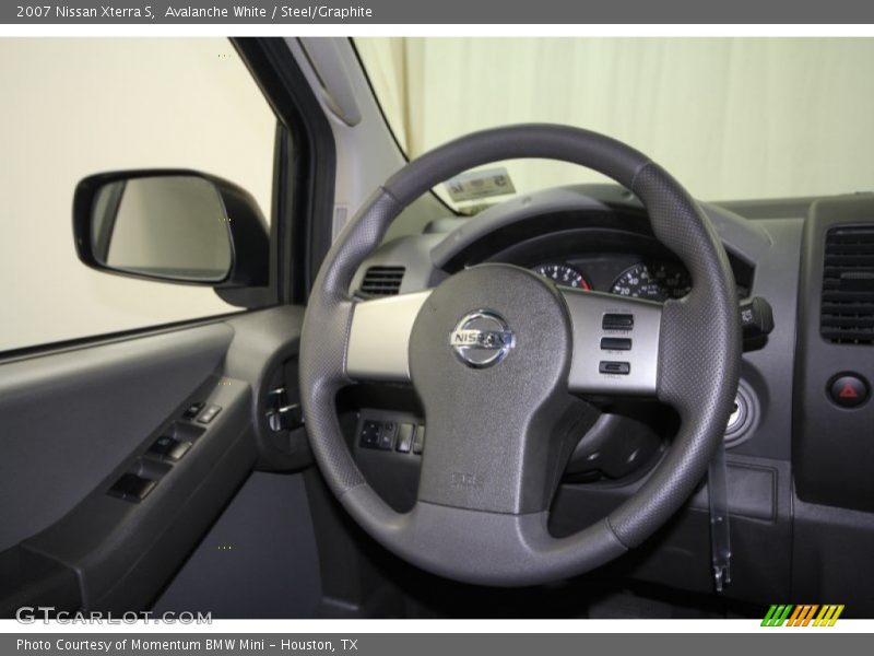 Avalanche White / Steel/Graphite 2007 Nissan Xterra S
