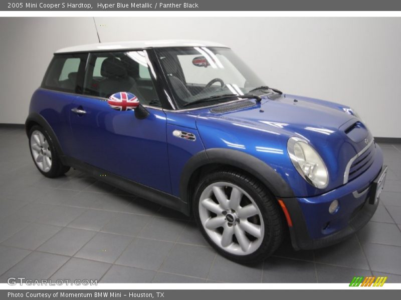 Hyper Blue Metallic / Panther Black 2005 Mini Cooper S Hardtop
