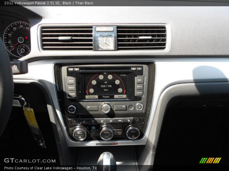 Black / Titan Black 2012 Volkswagen Passat 2.5L SE