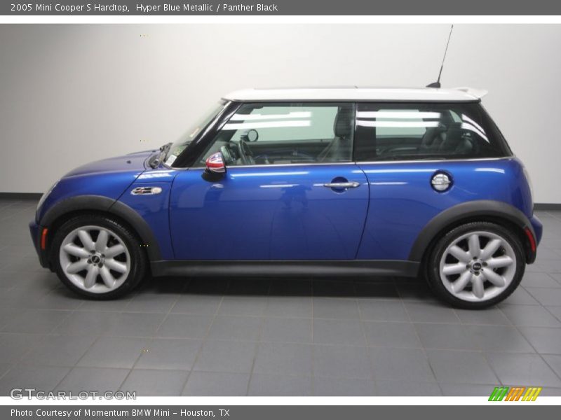 Hyper Blue Metallic / Panther Black 2005 Mini Cooper S Hardtop