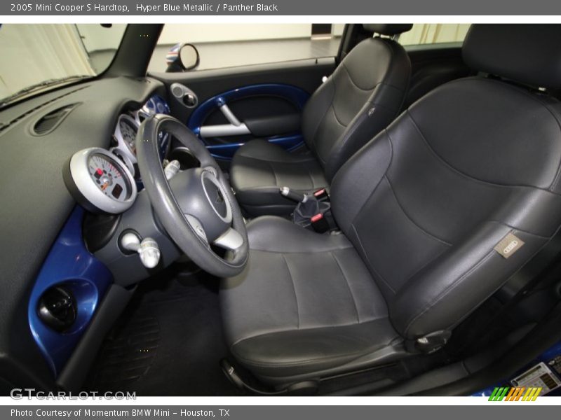 Hyper Blue Metallic / Panther Black 2005 Mini Cooper S Hardtop