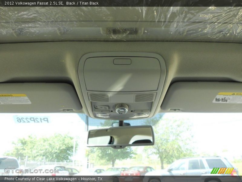 Black / Titan Black 2012 Volkswagen Passat 2.5L SE
