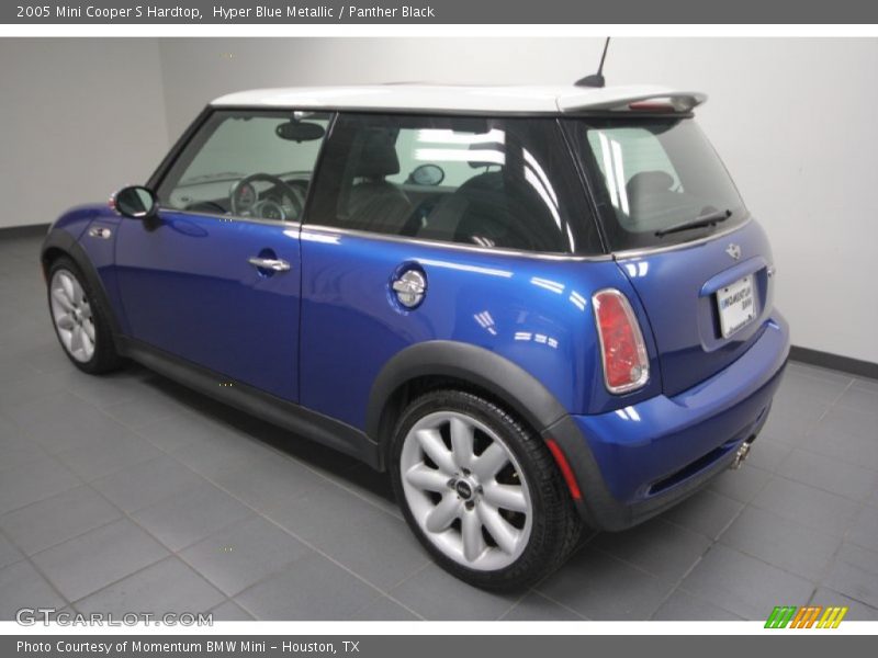 Hyper Blue Metallic / Panther Black 2005 Mini Cooper S Hardtop