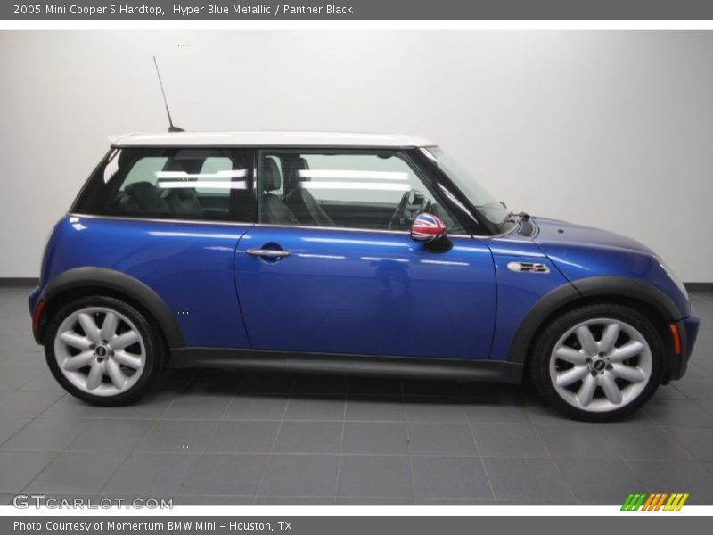 Hyper Blue Metallic / Panther Black 2005 Mini Cooper S Hardtop