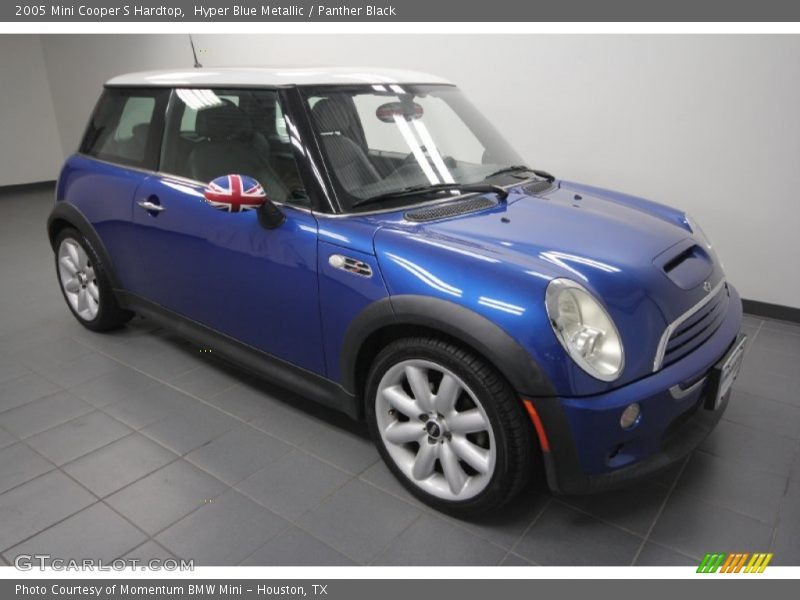 Hyper Blue Metallic / Panther Black 2005 Mini Cooper S Hardtop