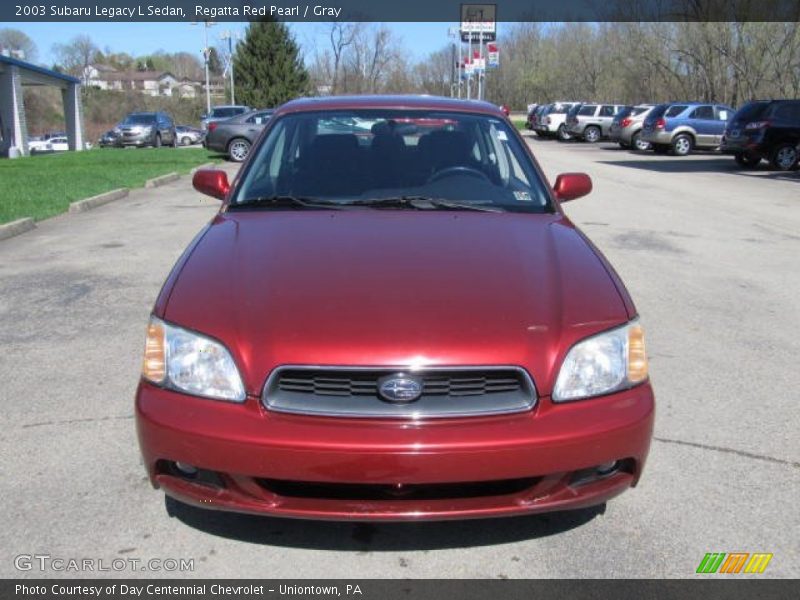 Regatta Red Pearl / Gray 2003 Subaru Legacy L Sedan