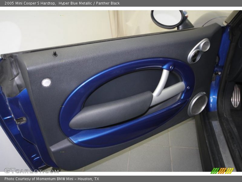 Hyper Blue Metallic / Panther Black 2005 Mini Cooper S Hardtop
