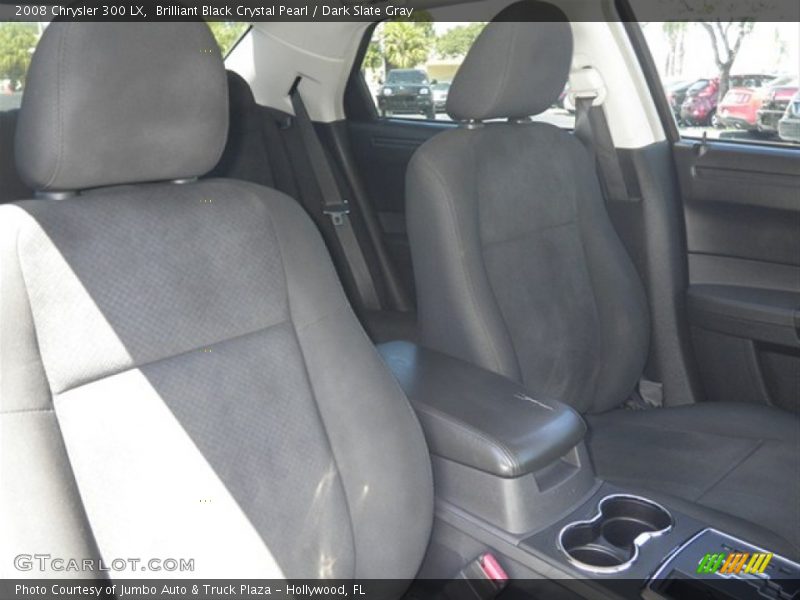 Brilliant Black Crystal Pearl / Dark Slate Gray 2008 Chrysler 300 LX