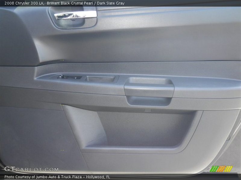 Brilliant Black Crystal Pearl / Dark Slate Gray 2008 Chrysler 300 LX